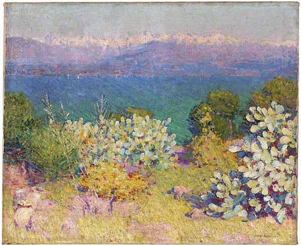 John Peter Russell In the morning, Alpes Maritimes from Antibes china oil painting image